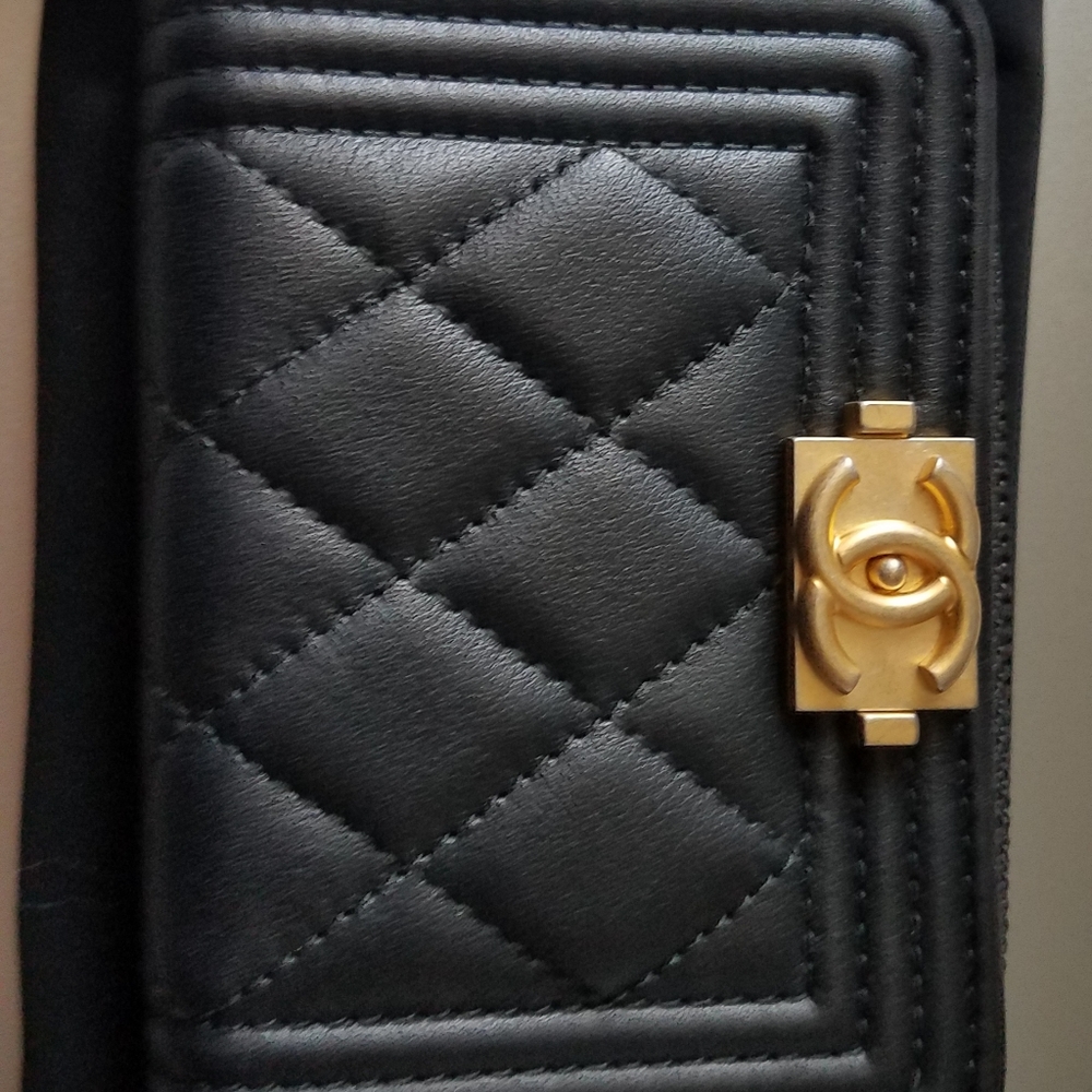Chanel Boy Zipped Coin Purse